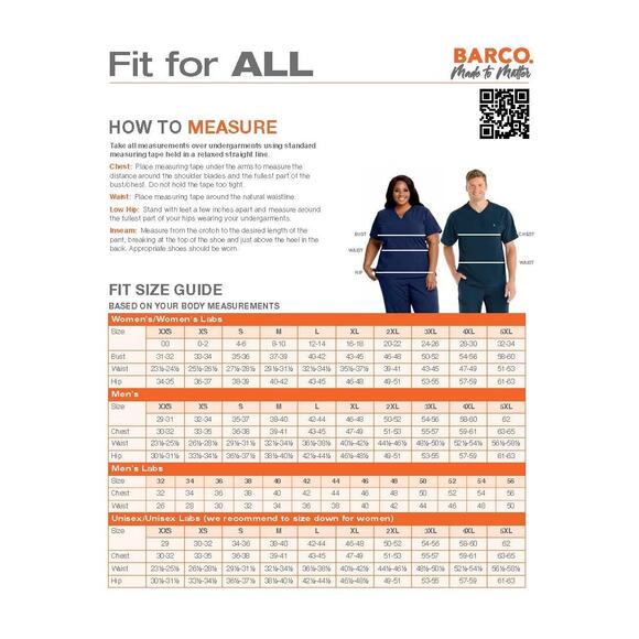 NWT BARCO One 5106 Women’s Scrub Top – Cobalt Blue, Size XL - Picture 5 of 6